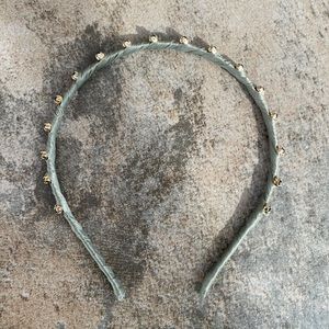 Emerald jeweled Anthropologie headband
